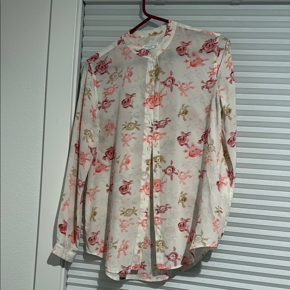 Equipment Floral Print Blouse